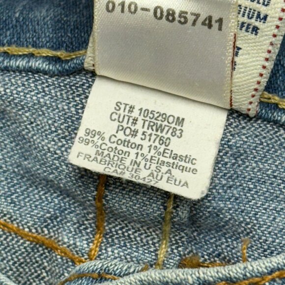 True Religion Jeans Womens 26 (28x30) Blue Made in USA RN 112790 - Picture 9 of 15
